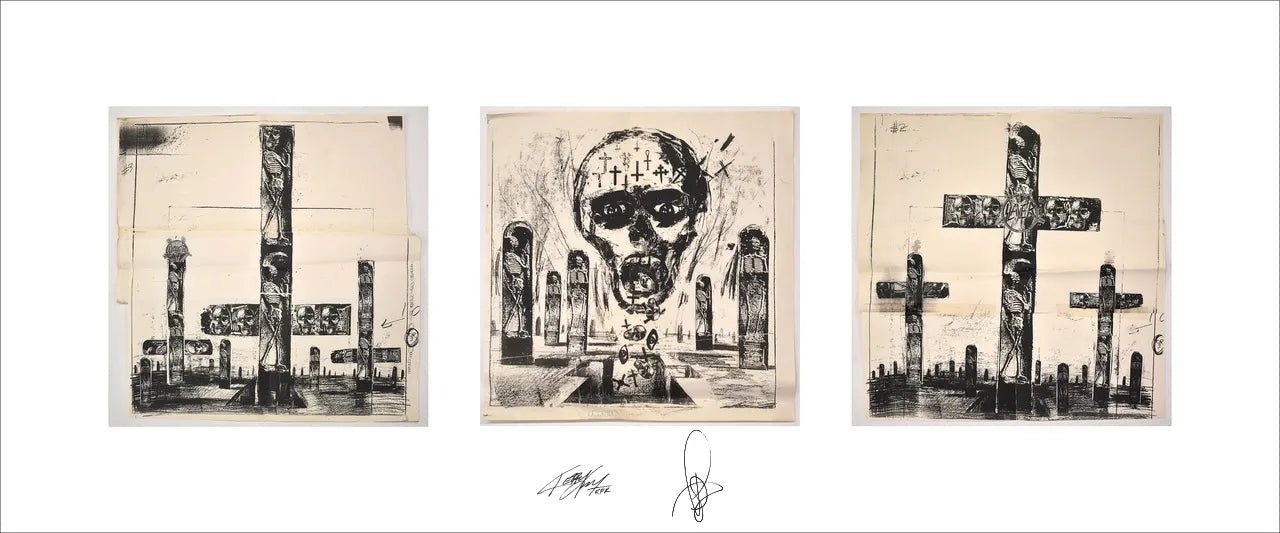 Seasons In The Abyss Album Art Concept Tryptic