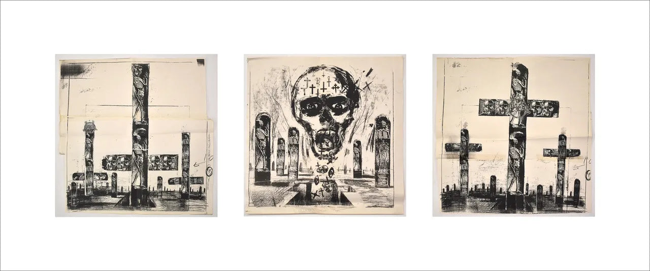 Seasons In The Abyss Album Art Concept Tryptic