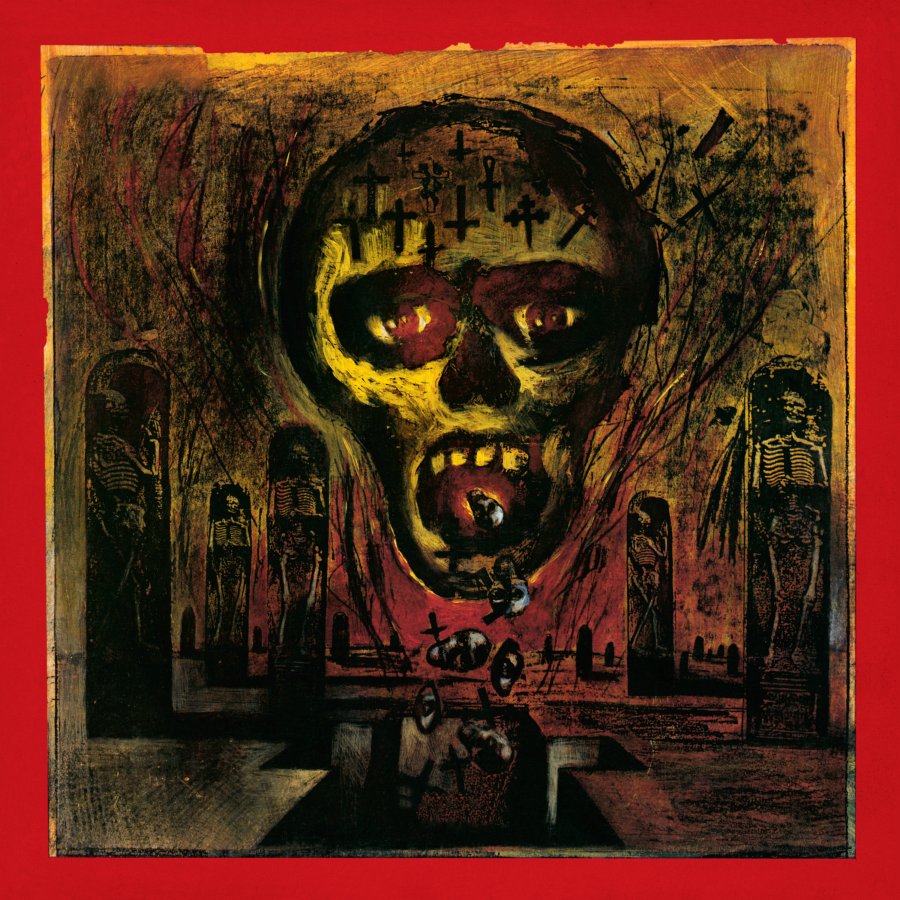 Portada oficial de Seasons in the Abyss, de Slayer, publicada en 1990
