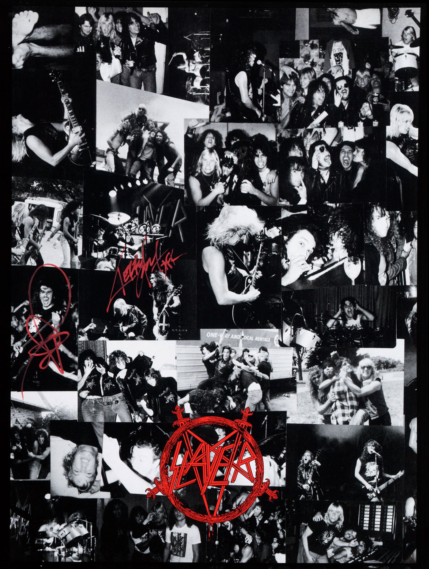 Hell Awaits Photo Collage Art Print