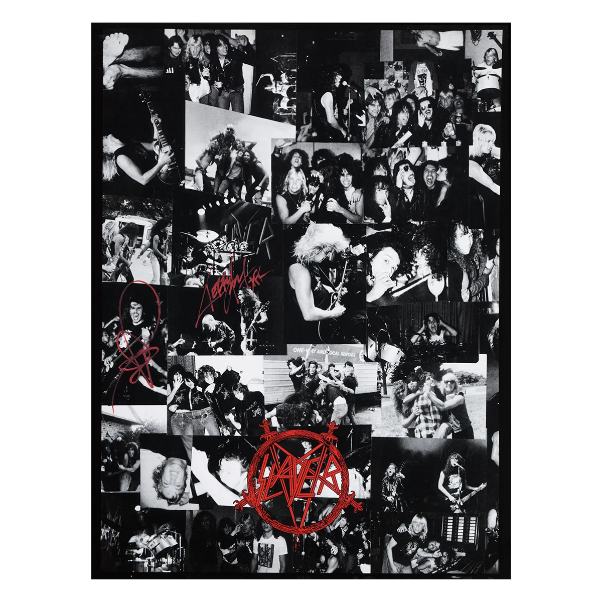 Hell Awaits Photo Collage Art Print