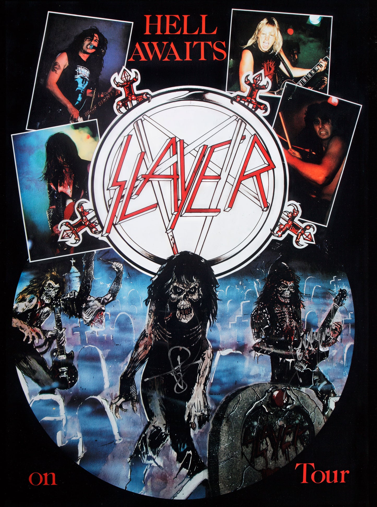 Signed Ultra-Limited Hell Awaits Tour Art Print