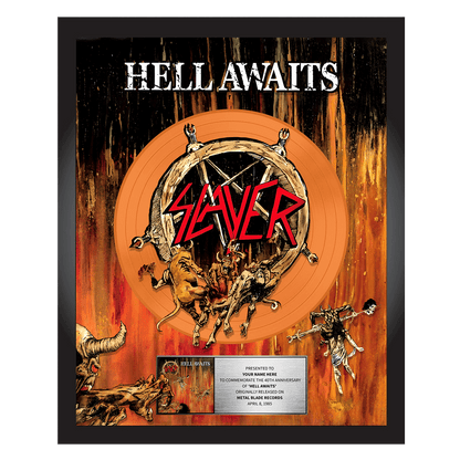 Hell Awaits 40th Anniversary Plaque