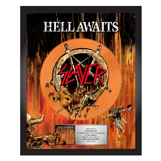 Hell Awaits 40th Anniversary Plaque