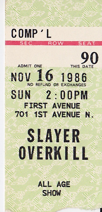 LIVE ASSAULTS: MINNEAPOLIS 1986