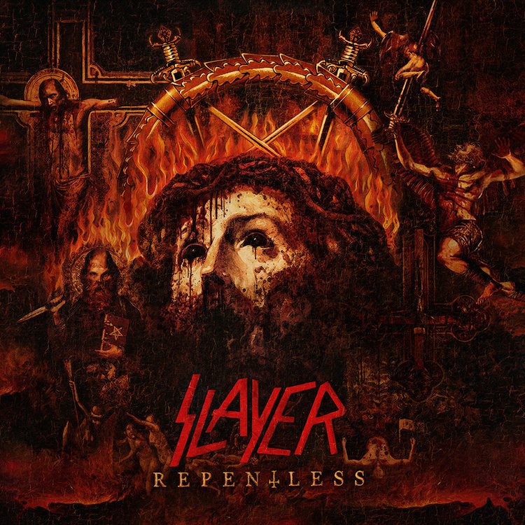 Portada oficial de Repentless, de Slayer, publicada en 2015