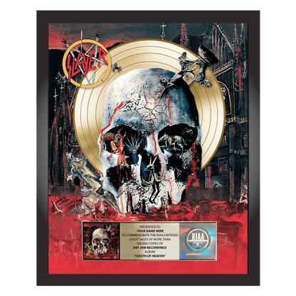South of Heaven Album Plaque – Slayer Official South of Heaven Album Plaque – Slayer Official