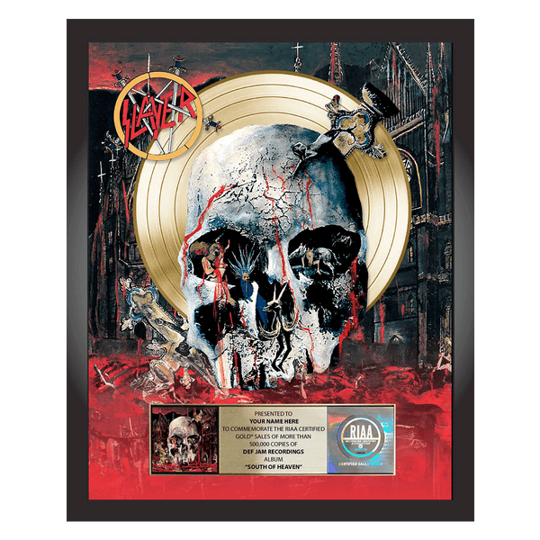 South of Heaven Album Plaque – Slayer Official South of Heaven Album Plaque – Slayer Official