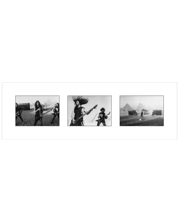 Seasons In The Abyss Video Shoot Photo Triptych