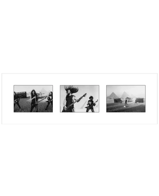 Seasons In The Abyss Video Shoot Photo Triptych