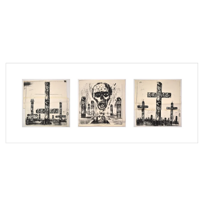 Seasons In The Abyss Album Art Concept Tryptic