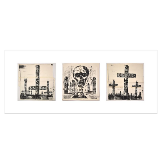Seasons In The Abyss Album Art Concept Tryptic